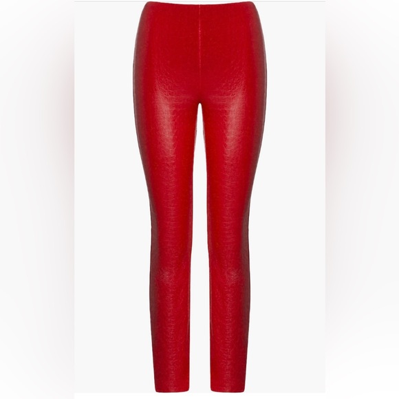 Naked Wardrobe - Oh So Tight Crocodile Faux Leather Leggings- Sz: SMALL - Picture 4 of 6